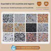 Revêtement en résine de pierre lavée imperméable, finition murale et de sol de type pâte pour hôtels, restaurants, parcs