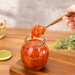 300-700ml vide Transparent en verre clair emballage pot <span class=keywords><strong>de</strong></span> miel pot <span class=keywords><strong>de</strong></span> confiture <span class=keywords><strong>de</strong></span> miel bouteilles <span class=keywords><strong>de</strong></span> mise en conserve pour récipient alimentaire avec couvercle en métal - Product Image 3