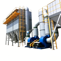 Sac filtrant en acier au carbone YiKun à haut débit d'air et à air inversé, 30000 m³/h, avec une efficacité de 99,99 % pour le stockage et le traitement des céréales