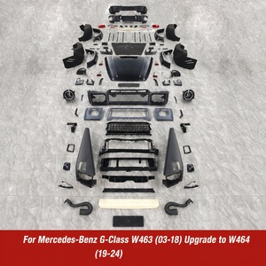 Kit carrosserie avant et arrière style W464 <span class=keywords><strong>2020</strong></span>+ pour <span class=keywords><strong>Mercedes</strong></span>-Benz <span class=keywords><strong>Classe</strong></span> G W463 (2003-2018) avec calandre et garde-boue - Product Image 2