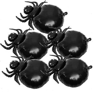 Halloween Black Spider Foil Balloon Cartoon Shape Metallic Party Decoration for Adults - Product Image 1