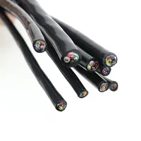 سيليكون مطاط 22 20 18 17 15 13 AWG كابل مرن 2 3 4 6 نوى معزول أسلاك النحاس المعلبة عالية الحرارة