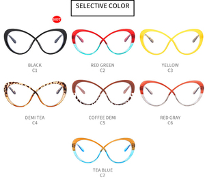 กรอบแว่นสายตา Lmamba TR-P5208 รุ่นวินเทจสั่งทำพิเศษ กรอบแว่นกันแสงสะท้อน ป้องกันแสงสีฟ้า ทรงแคทอาย - Product Image 6