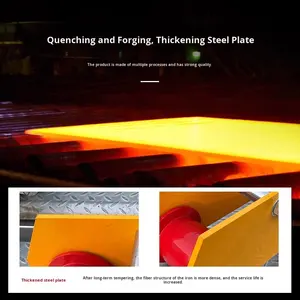 Carrello a Binario Singolo con Puleggia a Trave Allungata, Gru Mobile su Rotaia, Carrello a Spinta Manuale per Superfici - Product Image 3