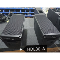 Vente Chaude HDL 30-A Actif Grande Puissance 2200W Double 10 Pouces 2 Voies Néodyme Line Array Système de Son pour Spectacle Extérieur