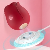 Großhandel Rose Sexspielzeug Weiblicher Saugvibrator G-Punkt Klitoris-Nippel-Stimulator Sexspielzeug-Box für Frauen USB Wiederaufladbar 10