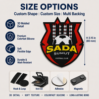 Écussons personnalisés en denim, logo en silicone, badge 3D, motifs en tissu, étiquette en silicone souple pour jeans, vestes et accessoires vestimentaires