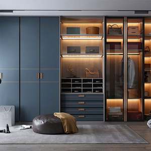 Muebles de Dormitorio Personalizados de Alto Brillo de Fábrica, Armario Moderno, Gabinete de Almacenamiento - Product Image 5