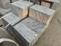 Dalles de granit gris poli en granit blanc Viscon indien personnalisées pour bancs de fenêtre et carreaux de sol