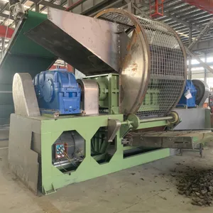 Waste tyre recycling machine making rubber powder line tyre shredder/cutter