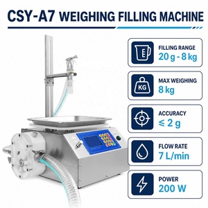 Machine de remplissage semi-automatique CSY-A7 pour pâte à tartiner au chocolat et crème <span class=keywords><strong>Nutella</strong></span>, <span class=keywords><strong>pompe</strong></span> à engrenages, bec de canard 7L - Product Image 4