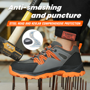 Baskets décontractées 2025 pour hommes et femmes, chaussures de travail de sécurité respirantes, baskets de travail légères à coussin d'air pour hommes - Product Image 4