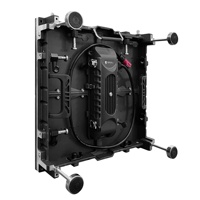 P2.976 Outdoor-Sensor-LED-Bodendisplay Interaktive Gehärtete Glas-Bodenfliese IP65 500x500mm Gehäuse mit Verstellbaren Bodenfüßen