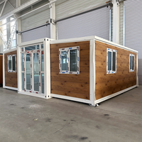 Maison conteneur modulaire préfabriquée en acier de 20 pieds de haute qualité, extensible, moderne, de luxe, pliable, portable, mini-villa, hôtel