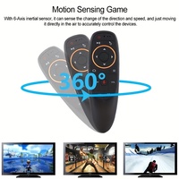 Remote Control Suara Air Mouse G10S Baru 2.4G Nirkabel dengan Giroskop dan Pembelajaran IR untuk H96 X96 X88 HK1 Android Media Player