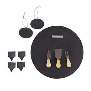 Materiales naturales saludables, bistec negro hecho a mano, borde cortado, pizarra, restaurante, clasificación, <span class=keywords><strong>Sushi</strong></span>, pizarra, plato de cena, manteles individuales - Product Image 4