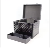 Boîte de rangement en aluminium imperméable pour le toilettage des chevaux, boîte de rangement pour les outils de nettoyage des chevaux et des animaux de compagnie, grande capacité, boîte de transport en aluminium