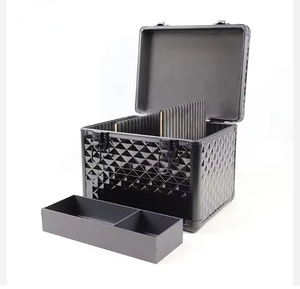 Valigetta Impermeabile per Toelettatura Cavalli, Scatola di Stoccaggio in Alluminio per Strumenti di Pulizia per Cavalli e Animali Domestici, Valigetta in Alluminio di Grande Capacità - Product Image 4