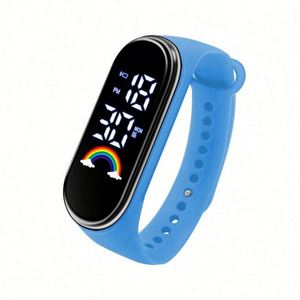 Reloj Deportivo Digital Kawaii para Hombre, con Pantalla LED Ovalada de Plástico ABS, Correa con Cierre, Resistente al Agua 3BAR, Monitoreo de Salud - Product Image 6