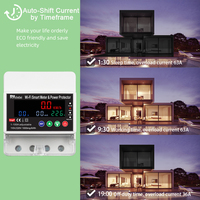 Disjoncteur WiFi Intelligent Tuya RMshebei 100A, Compteur Rail DIN, Minuterie Numérique 220V Programmable, Protecteur de Surtension