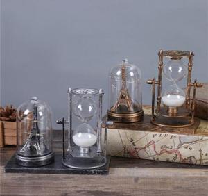 Sinh Viên Sáng tạo quà tặng nhựa nghệ thuật cổ đồng hồ cát đường phố Đèn Bút chủ hẹn giờ trang trí thủ công mỹ nghệ - Product Image 4