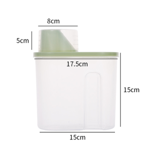 Food Grade BPA Free Plastic Airtight Eco-Friendly <b>Stackable</b> <b>Storage</b> Jars Non Toxic Containers Grain Dry Fruit Snack Kitchen Food - Product Image 1
