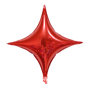 Fest party decorazione palloncino foto shooting elio globos 26 pollici rosso a 4 punte di alluminio palloncini - Product Image 3