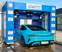 Autowash Express Lave-Auto Automatique Électrique Bleu Haute Pression en Plastique pour Nettoyage de Véhicules