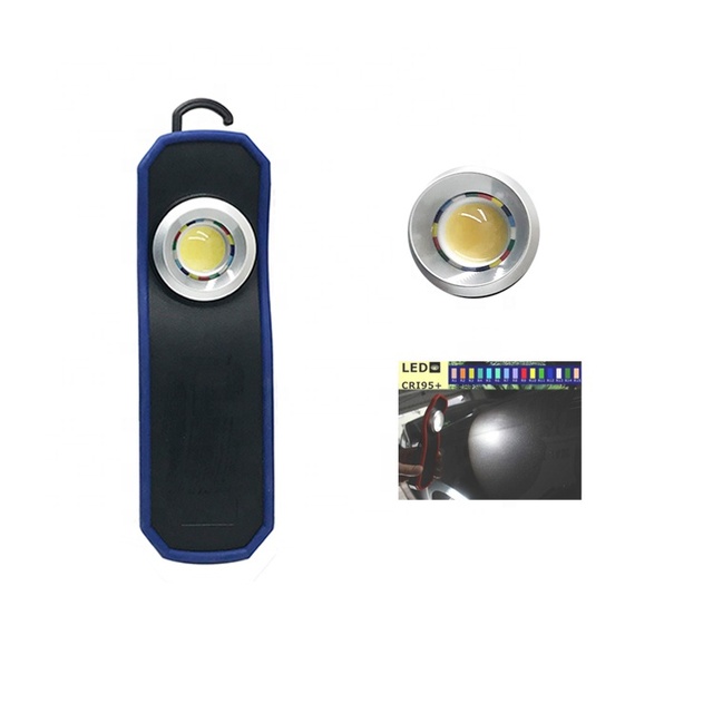 Rechargeable LED Workshop Detail Work Light High CRI COB Handheld ABS Magnetic IP54 Waterproof 1000 Lumens Portable Power Bank