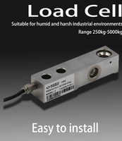 Célula de carga IP68 resistente a la corrosión con sello soldado de acero inoxidable, sensor de viga cantilever de 250-5000 kg para báscula de tolva
