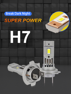 Ventas calientes de fábrica 28W Led faro H7 Plug and Play H7 Led faro bombilla para coche blanco 6000K con ventilador - Product Image 5