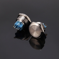 CMP 30mm Métal Acier Inoxydable Bouton Poussoir Interrupteur marche/arrêt