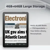 Hindetel Portable 7inch E-Ink Ebook Reader dengan Layar Berwarna Wi-Fi Android OS Mendukung Kartu Memori & File TXT