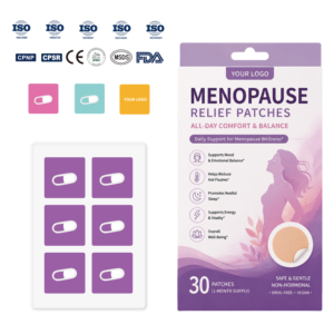 Parche para el Alivio de la <span class=keywords><strong>Menopausia</strong></span>, Novedad 2026, Parche Natural a Base de Plantas, Alivia la Irritabilidad, el Insomnio y las Vuelcos de Calor - Product Image 1