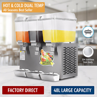Distributeur de jus portable en acier inoxydable commercial pour hôtel, buffet, restaurant, restauration