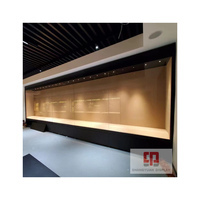 Vitrine de Musée Haut de Gamme Shangyuan : Luxe Moderne en Acier Inoxydable et Verre Trempé, Personnalisable avec Design 3D Professionnel