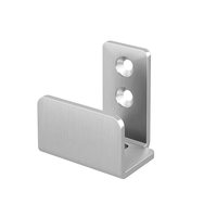 Guía de Piso de Acero Inoxidable para Herrajes de Puertas Corredizas de Granero de hasta 1-3/8\" de Ancho y 1-1/4\" de Alto