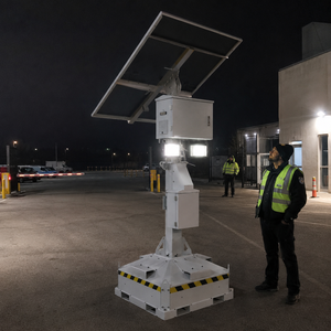 Torre de Luz Solar Portátil con Luces LED y Batería LiFePO4 para Iluminación Exterior - Product Image 5