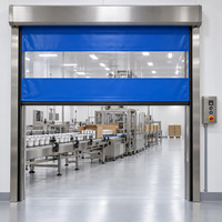 Porte à enroulement rapide en PVC pour zone d'emballage d'usine alimentaire
