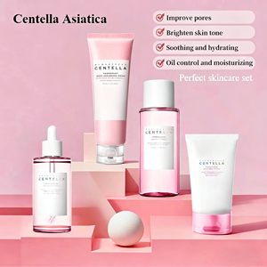 Özel etiket <span class=keywords><strong>Centella</strong></span> Face ca özü cilt bakımı yüz akne işareti aydınlatma ve yağ kontrolü cilt tamir için Set - Product Image 6