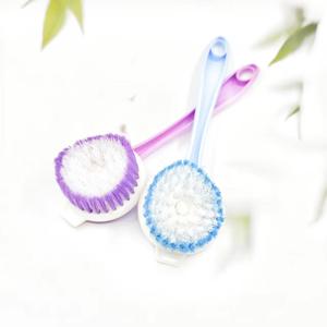 Brosse à vaisselle suspendable et détachable, brosse en plastique créative à long manche pour éliminer la graisse et nettoyer les casseroles, 2 yuans - Product Image 4