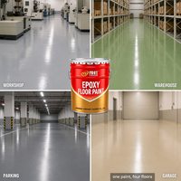 Peinture époxy pour sols à base d'eau, haute qualité, pour entrepôt, deux composants, anti-huile, peinture industrielle pour sols, revêtement de sol