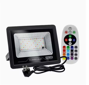 Reflector LED de 50W/100W, AC220V, <span class=keywords><strong>Luz</strong></span> Ambiental Negra, IP66 Impermeable, Lámpara Fluorescente <span class=keywords><strong>Ultravioleta</strong></span> para Escenarios, Fiestas y Eventos - Product Image 5