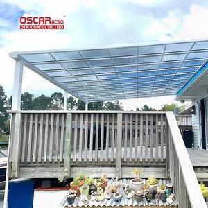 <span class=keywords><strong>Auvent</strong></span> <span class=keywords><strong>de</strong></span> <span class=keywords><strong>porte</strong></span> en aluminium imperméable et résistant au vent pour patio, jardin, <span class=keywords><strong>entrée</strong></span> - Product Image 2