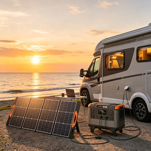 Station d'alimentation 3000W 2688Wh EU pour camping-car, caravane, camping, boondocking, énergie solaire hors réseau, alimentation de secours - Product Image 1