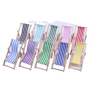 Portable violet <span class=keywords><strong>rose</strong></span> jaune rouge pleine impression pliante plage en bois chaise longue en bois pour les activités de plein air - Product Image 1