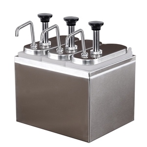 Distributeur de sauce en acier inoxydable 2L à 5 têtes, pompe à condiments commerciale 5 voies pour la restauration rapide - Product Image 6