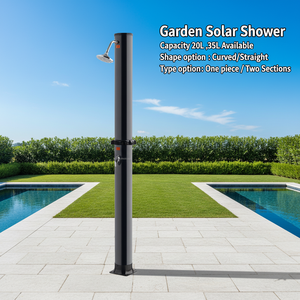 <span class=keywords><strong>Poolstar</strong></span> 7.15ft <span class=keywords><strong>Douche</strong></span> <span class=keywords><strong>solaire</strong></span> extérieure Piscine-Côté piscine et douches de jardin 35l/8.75gal Deux sections 2608ft/p2608 3 heures - Product Image 3