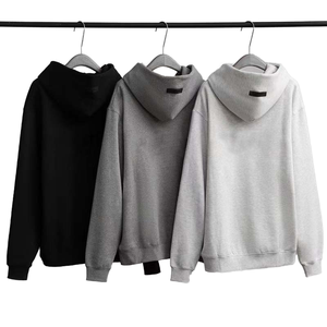Sweat-shirt à capuche oversize en molleton de coton, impression floquée logo personnalisé, pull épais décontracté pour homme, fabriqué au Vietnam - Product Image 1