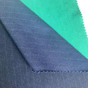 ALLESD ESD рабочая одежда ткань 53% хлопок + 41% полиэстер + 6% композитный материал Антистатическая функция PIQUE полосатая ткань - Product Image 2